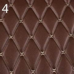 100x158cm Faux Leather Quilted PVC Fabric Car Interior Upholstery Mat