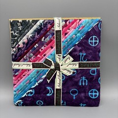 Island Batiks Fabric “blinded By Science” (42) 10” X 10” Layer Cakes (20) Design