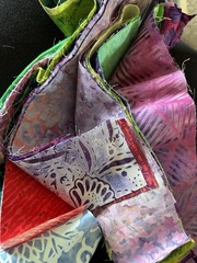 Hand Cut Batik Prints, Different Sizes And Widths Most Are 2.5” Width