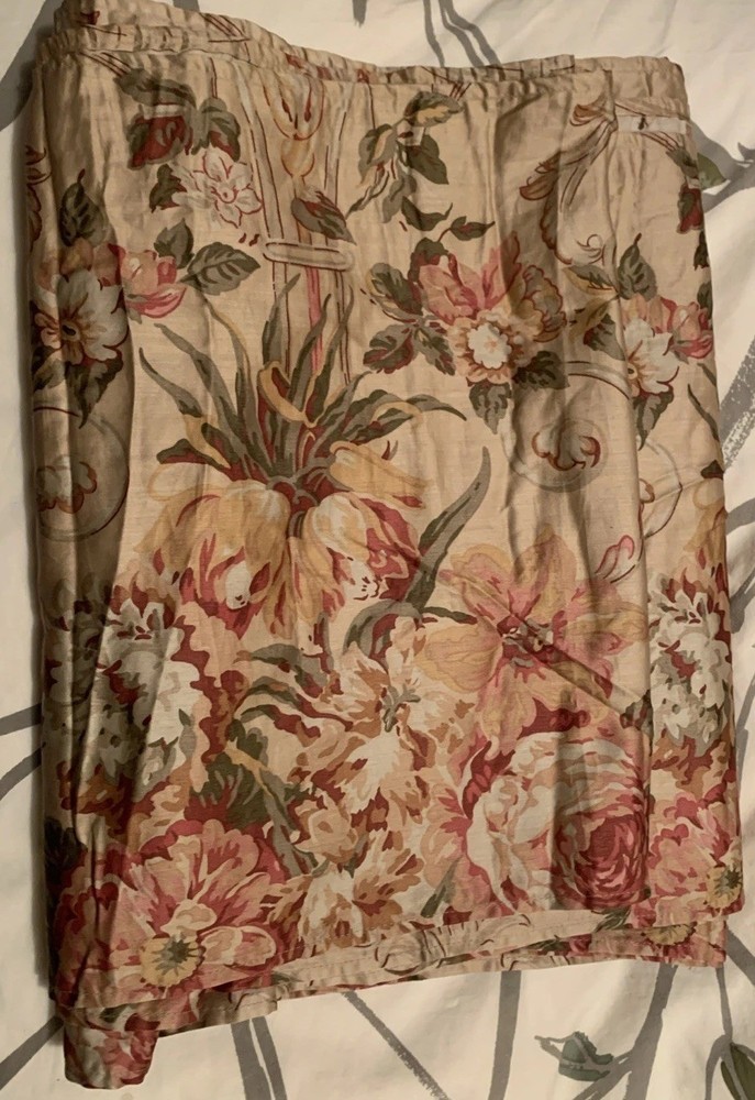ralph lauren Guinevere 15 X 502” Fabric Piece Remnant Crafters, Finished Ends