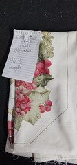 Grape Vines Fabric Panel Fabric 44in Wide 46.5 In Long