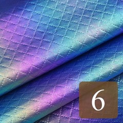 DIY Color Gradient PU Faux Leather Fabric Material 137cm