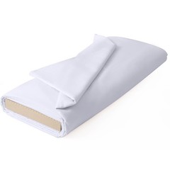 57 Inch 100% Cotton Muslin Fabric, 5Yard Bleached Muslin Linen Fabric by The …