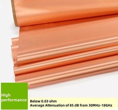 Golden Copper Faraday Fabric 197″x43″ RFID EMF Blocking Radiation Shielding