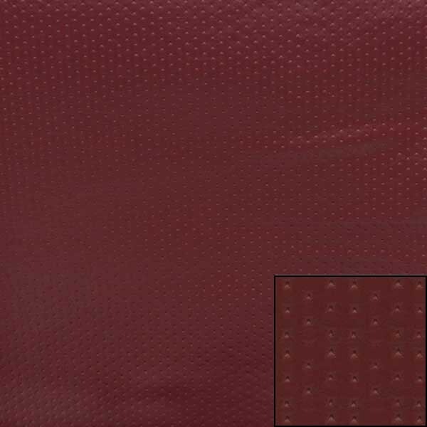 Boat Marine Auto RV Seat Vinyl | Dark Red Fuzzy Back Champion (YD)