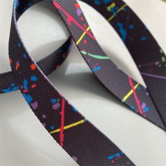 1 Meter 2.5cm Width Splash Camouflage Webbing Non-elastic Edging Strap DIY Parts