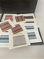 Large Lot of Samuel & Sons Fabric Lot of 100 Small Samples Carded