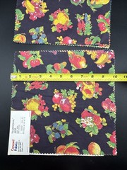 VTG 90’s Concord Fabrics Good Time Chintz Fruit 8-10″ Blocks NOS Sample Swatch