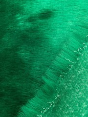 Zahra EMERALD GREEN 0.75 Inch Short Pile Soft Faux Fur Fabric for Fursuit, Cosp