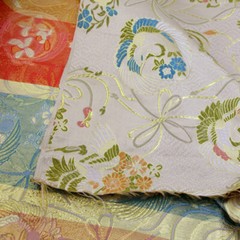 Chinese Satin Floral Fabric Cloth Handcraft DIY Material Sewing Coat Garment