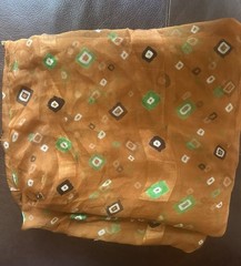 Fabric From India Lot Approximately 12lbs 18 Large Pieces Multicolor
