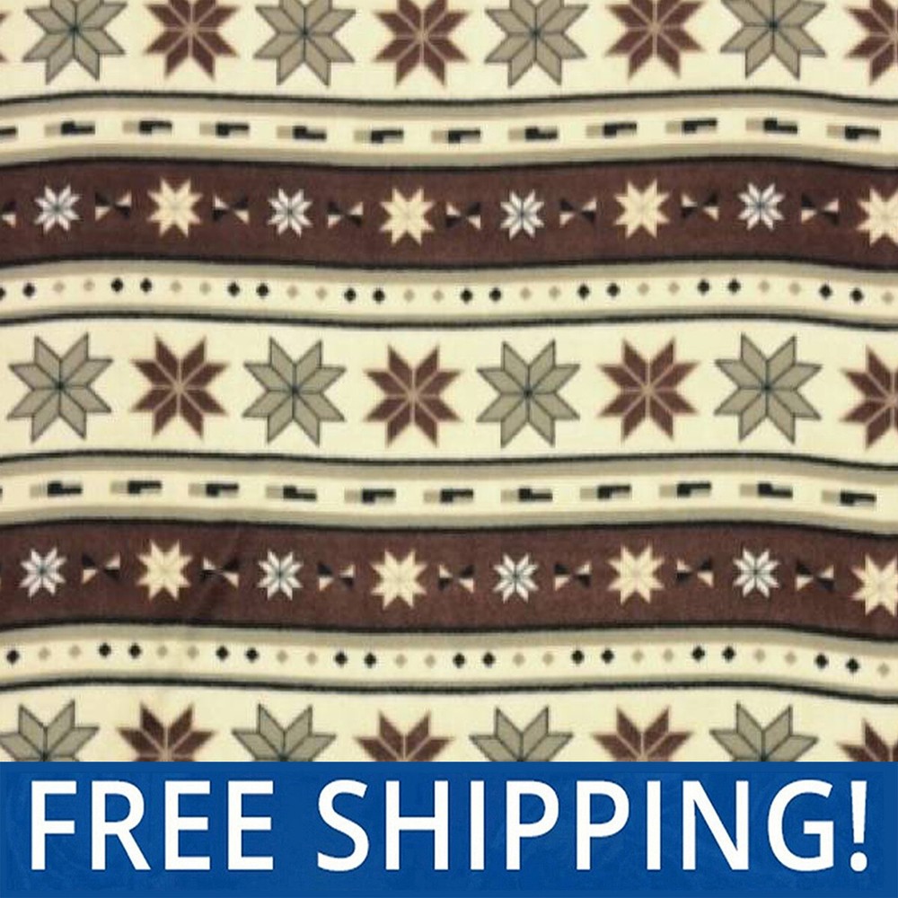 Striped Aztec Fleece Fabric – $$ Buy More – Save More $$ – #PT204