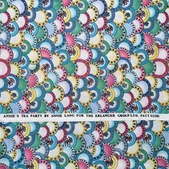Flowers and Plates – Annie’s Tea Party by Annie Lang | Erlanger Group | 1/2 Yard
