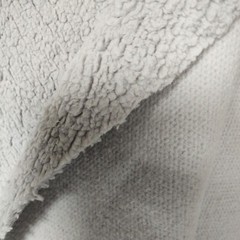 Gray Sherpa/Faux Fur Fabric 58″ x 108″ / For photo station for on line selling