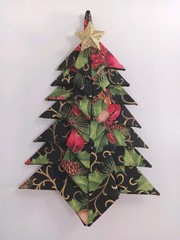 Fabric Christmas Tree Approx. 13″ X 9 1/2 “Hand Made USA