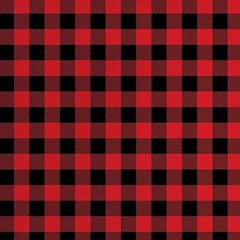 Fabricla Red Black Check Flannel Fabric By The Yard 100 Cotton Soft Brushed
