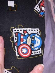 Marvel Avengers Craft Fabric Approx 30” X 30” Hulk Thor Spider-Man