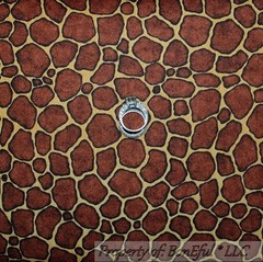 BonEful Fabric FQ Cotton Quilt Brown African Giraffe Skin Print Jungle Safari US