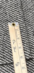 $36 for 2 Yards,Black & L.Grey 60%wool Twill For Coat. Blazer. Cape & Hat #109