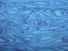 OOP Hoffman Cotton Fabric ~ The Painted Desert Blue Wood Grain ~ BTHY