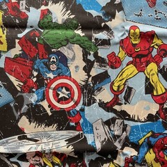 Marvel Comics Superheroes 2012 Fabric Eugene Textiles 54”H x 44”W Iron Man , Sp