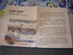cotton fabric KARENS GARDEN in the beginning fabrics 2020 BORDER STRIPE 3 yards