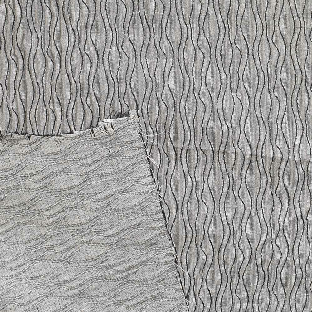 Marquis Boat Pattern Fabric 8066827 | Metallic Silver 54 Inch (YD)