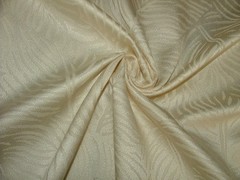 Mark Alexander Romo Fabric Rousseau Cream Silk Wool Upholstery Curtain 17 Metre