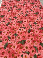 Pretty Pink Fresh Market Flowers Andover Fabrics BTY Quilting Sewing