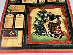 2 CUTS COTTON QUILT FABRIC, CHRISTMAS EMPORIUM, GRAPHIC 45, WILMINGTON