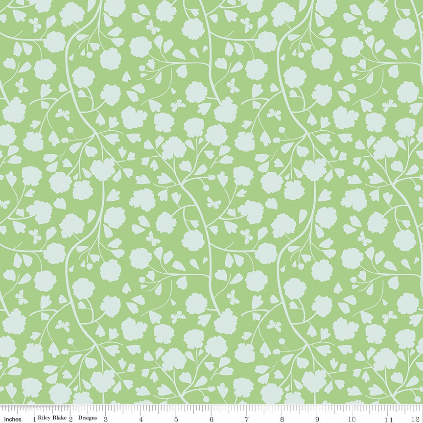 Emma 12214G Green Riley Blake