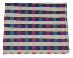 1 Yard Of Braemore Plaza Royal 60 Poly/40 Cotton 56” Wide Beautiful Fabric