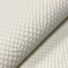 30X135Cm Holographic Crocodile Skin Vinyl, Iridescent White Alligator Faux