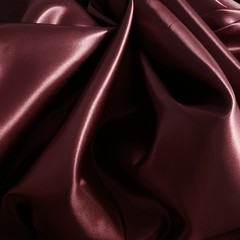 Heavy MAROON BURGUNDY Bridal Duchess Satin Fabric 58″ By The Yard Glossy Poly