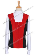 James T. Kirk Costume for Star Trek Cosplay Vest Only Red and Black Cotton
