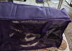 Missouri Star Zippered Storage Bag For Precuts and Special Projects Purple