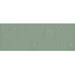 Patchwork Quilting Sewing Fabric Sashiko Botanical Green Panel 60x137cm