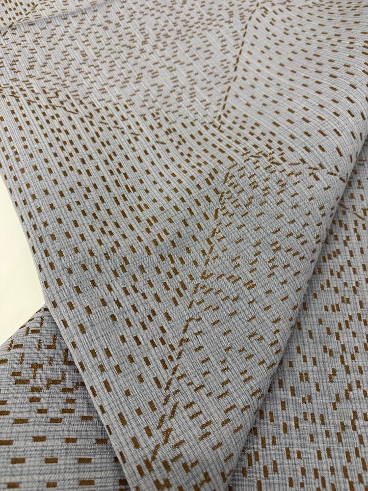 Donghia Dashed Linen Jacquard Uphol Fabric- Sashiko / Fuji 2.90 yds DG-10031.007