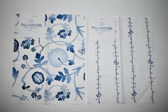 Lot 17 Pieces Palampore Fabric Samples Small Scale 100% Cotton 7″ x 9″ Botanical