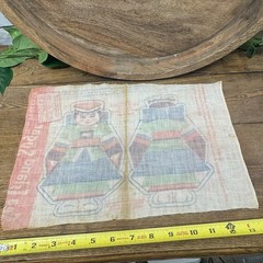 Jong Yi Korean Girl Doll Sewing Pattern Uncut Sea Island Cloth Sugar Sack Bag