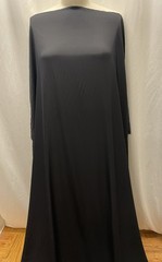 100% Silk Gabardine Black A Rare Luxurious Fabric By The Yard 56 Inches Wide
