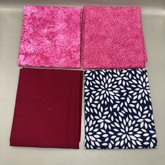 13 Fat Quarters Fabric 100% Cotton Multi Colors and Patterns 18″x21″/22″