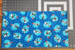 Dr Seuss Fabric The Cat in the Hat 2 cuts 15×42 & 12×22 in. D #15672 by Kaufman