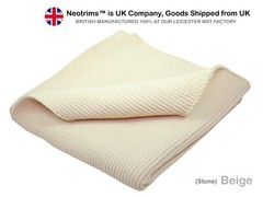 Rib Cuff Waist band Fabric,Chunky Stretch Knitted, 1 Meter Length,100cms Wide