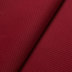 Red Cotton Pique 56″ By The Yard Solid Textured Drapery Cushion Fabric