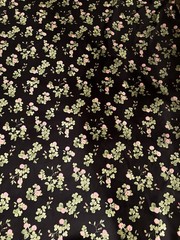 Ralph Lauren Embroidered Fabric, Trefoil Embroidery In Midnight