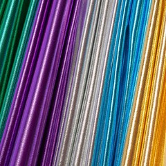 Shiny Foil Lame Metallic Spandex 59/60″ Wide Polyester Spandex Sold BTY