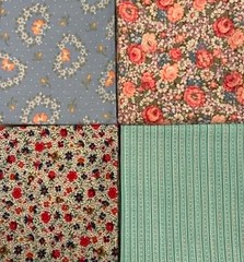 Bundle of 8 Cotton Fat Quarters 18×20″ Assorted Prints, Colors & Designers FQ1