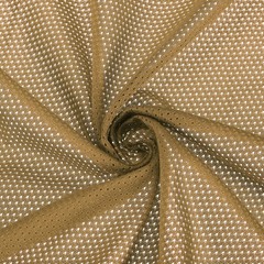 62″ Mesh Fabric Slightly Stretchy for Backpack Pocket, Yellow Brown 1 Yard