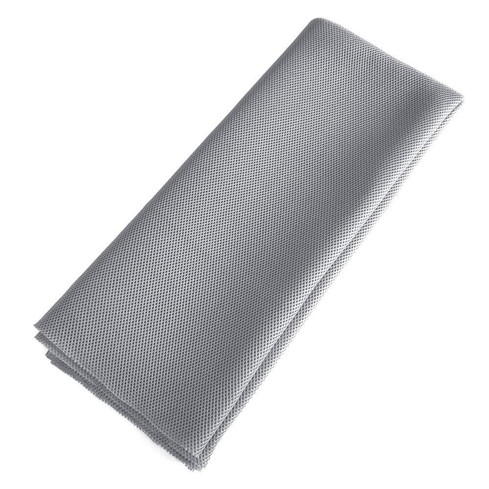 Speaker Grill Cloth Gray Stereo Mesh Fabric for Repair 55 x 40 in Protective